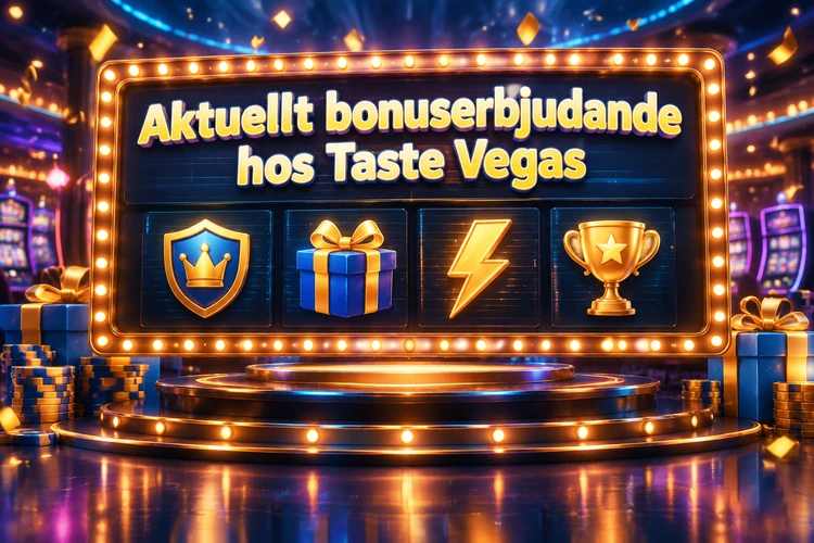 Aktuellt bonuserbjudande hos Taste Vegas