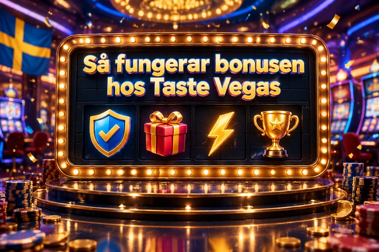 Så fungerar bonusen hos Taste Vegas