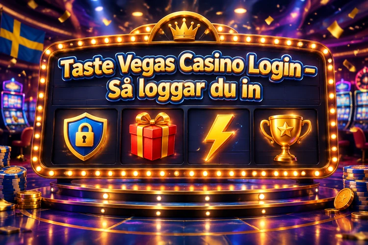 Taste Vegas Casino Login - Så loggar du in